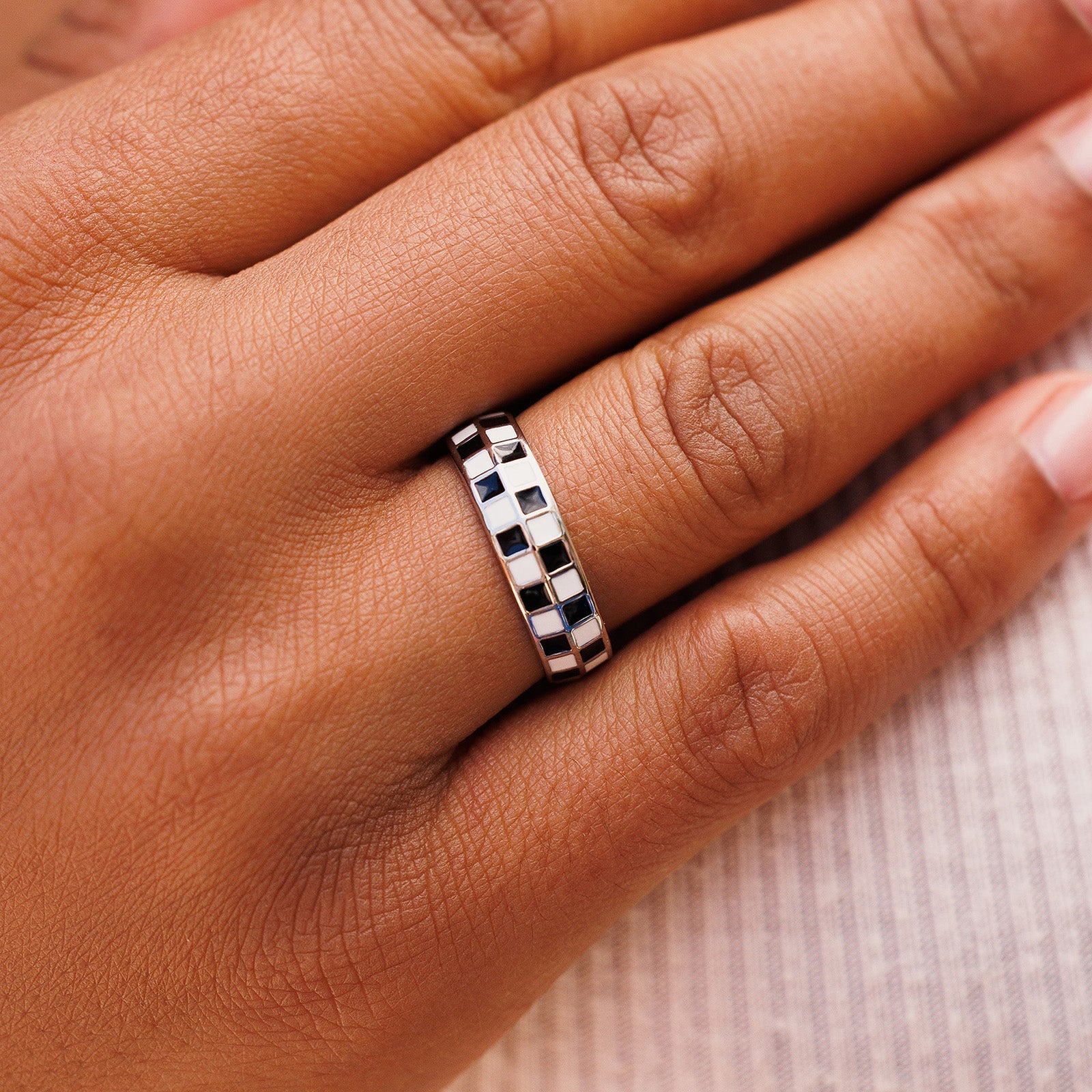 Checkerboard Ring - Image 5