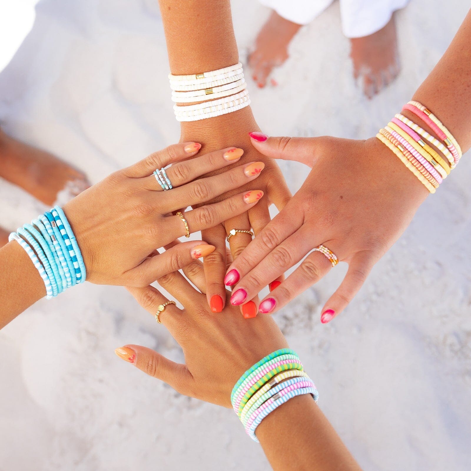 Warm Breeze Stretch Bracelet Set of 8 - Image 5
