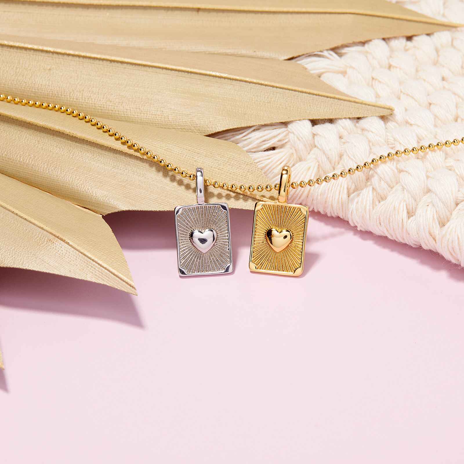 Harper Textured Heart Charm - Image 6