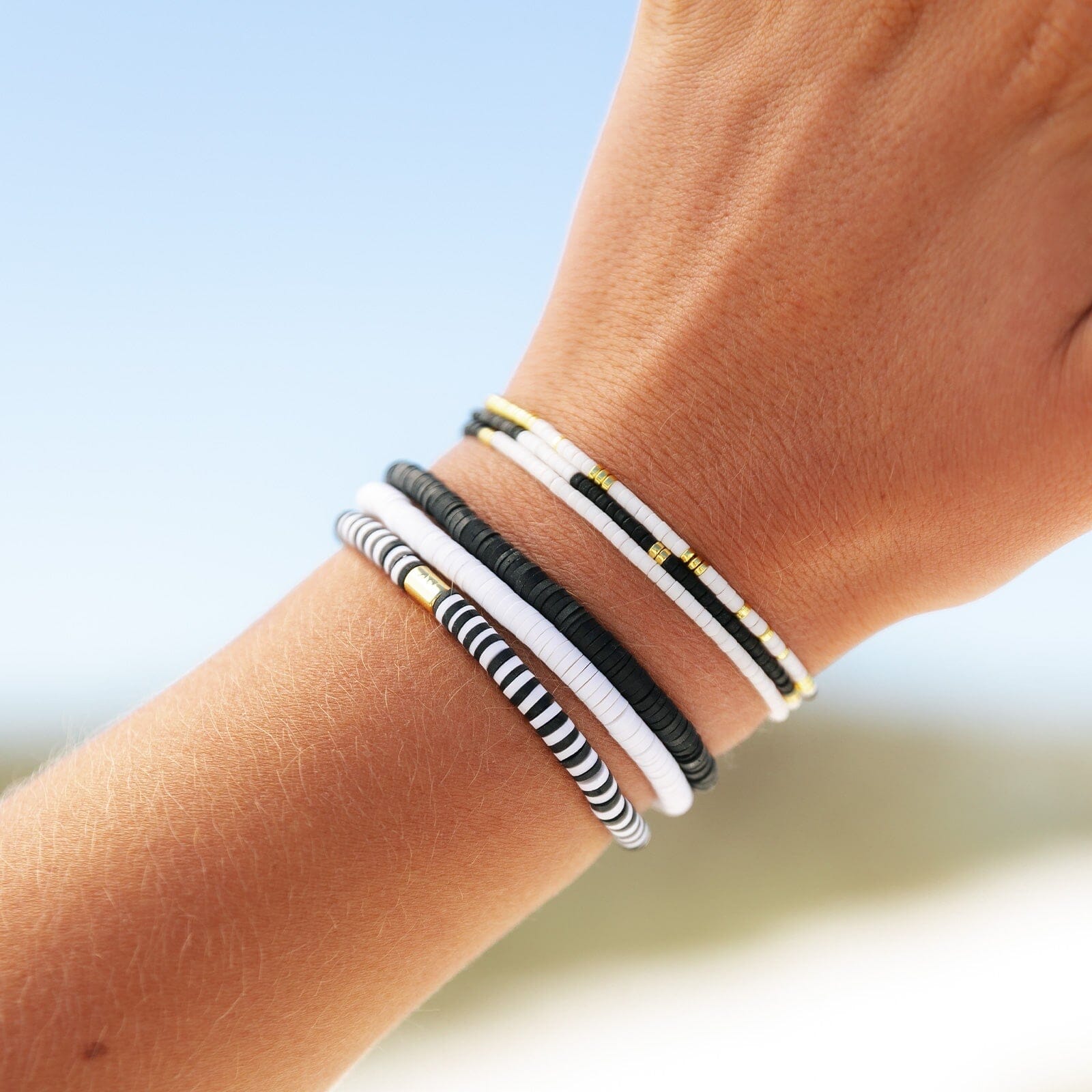 Obsidian Seascape Stretch Bracelet - Image 6