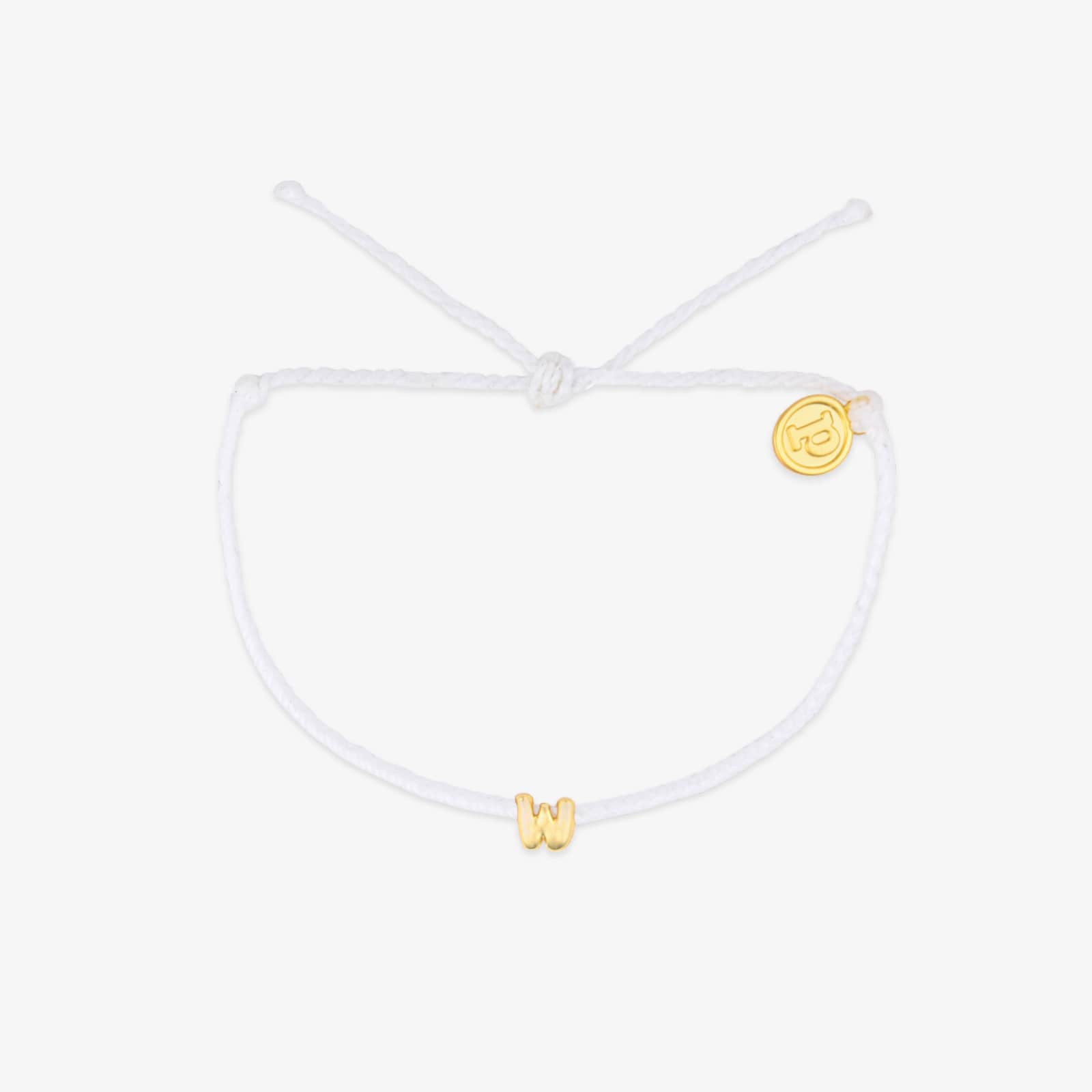 White Alphabet Bubble Charm Bracelet - Image 20
