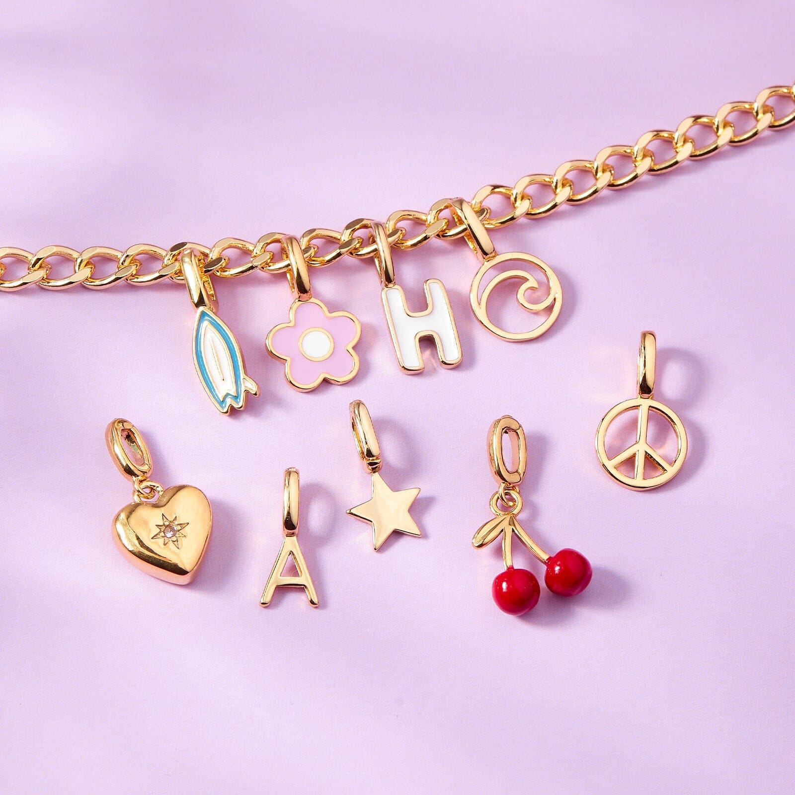 Harper Enamel Flower Charm - Image 3