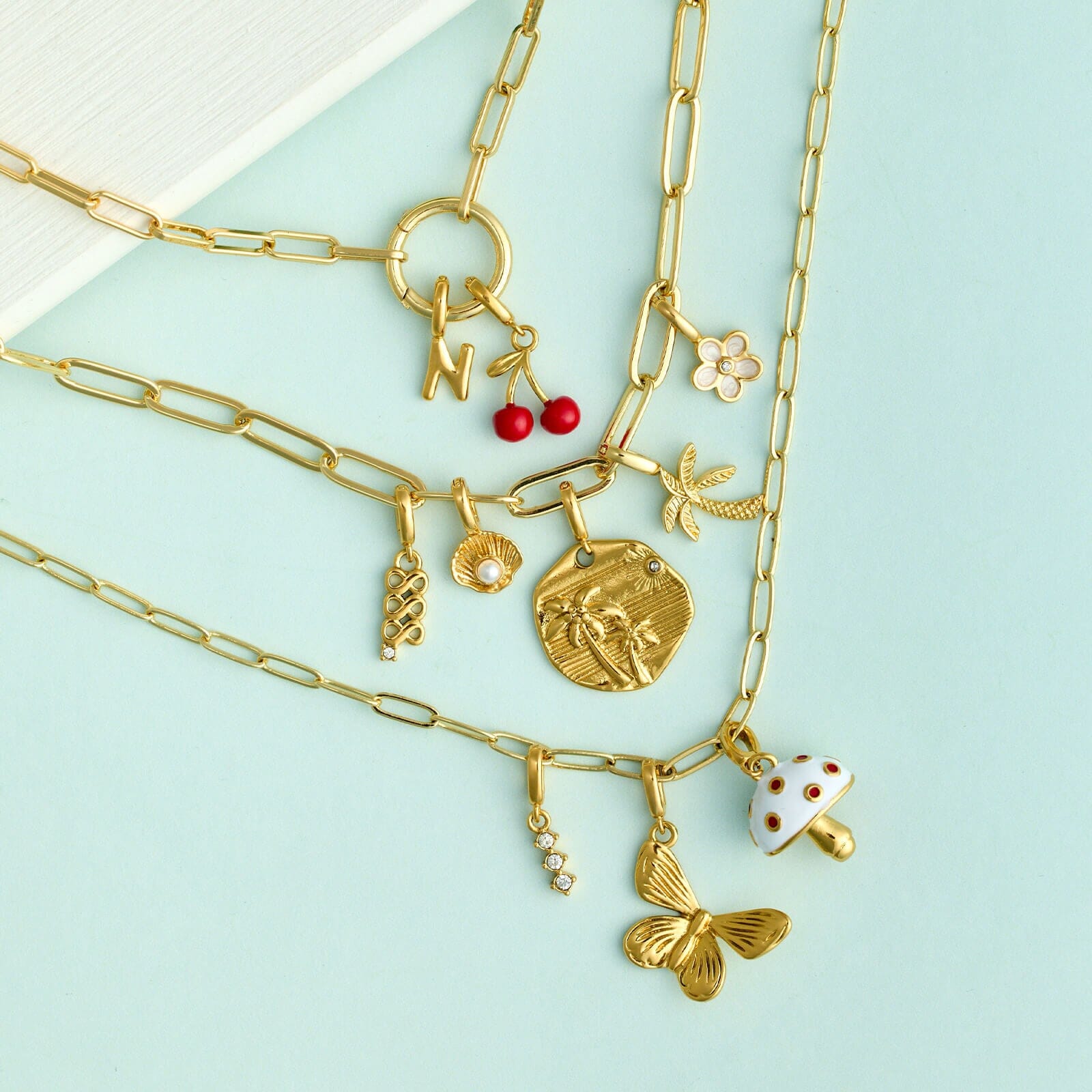 Harper Enamel Mushroom Statement Charm - Image 5