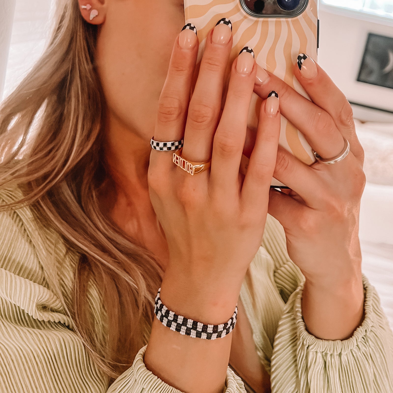 Checkerboard Ring - Image 6