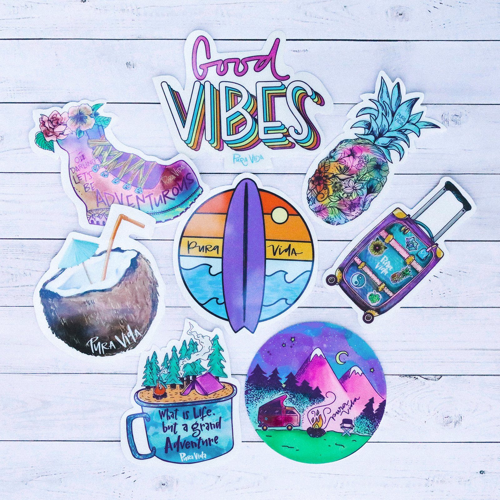 Script Good Vibes Sticker - Image 3